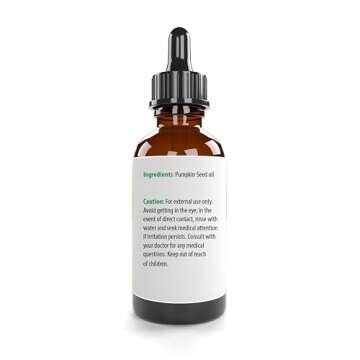 Vera Botanics PUMPKIN SEED OIL 100% Pure & Natural, Unrefined, Cold-Pressed For Face, Dry Skin, Nail...