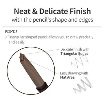 ETUDE Drawing Eye Brow - Long-Lasting Pencil for Natural Look