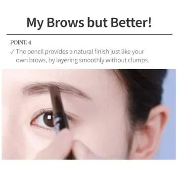 ETUDE Drawing Eye Brow - Long-Lasting Pencil for Natural Look