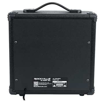 Rockville G-AMP 20W Guitar Amp Bluetooth Delay Dual Input