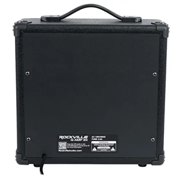 Rockville G-AMP 20W Guitar Amp Bluetooth Delay Dual Input