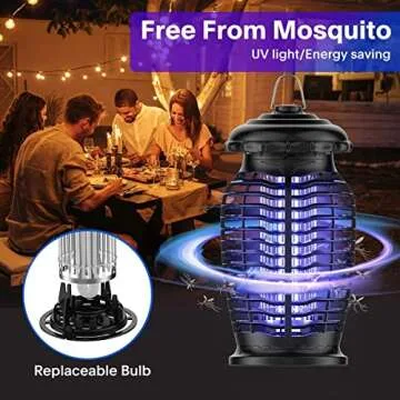Bug Zapper Outdoor Electronic Mosquito Zapper
