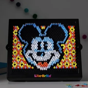 Lite Brite Super Bright HD Disney Edition for Kids Creativity