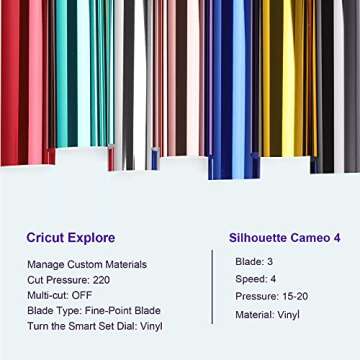 TECKWRAP Holographic Chrome Adhesive Vinyl 12x12 Pack