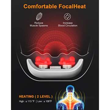 LIANGZAI Electric Shoulder Massager for Instant Relief