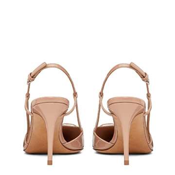 Stylish BlingQueen Heeled Slingback Sandals for Women