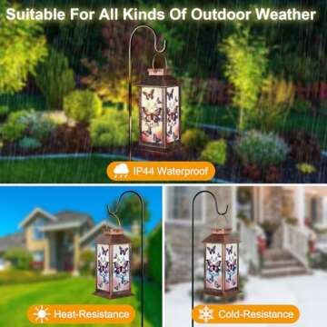 Solar Lantern Outdoor Garden Decor for Gifts and Beauty