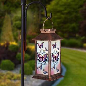 Solar Lantern Outdoor Garden Decor for Gifts and Beauty