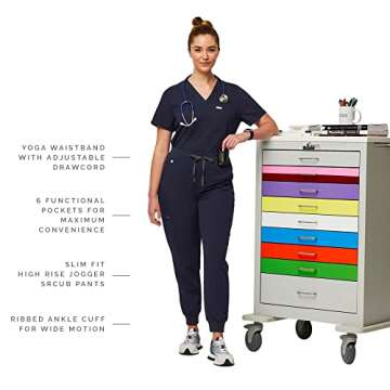 FIGS Zamora High Waisted Jogger Scrub Pants - Stylish & Comfortable