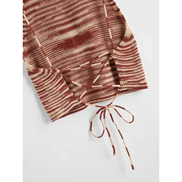 Stylish SweatyRocks Criss Cross Backless Crop Top