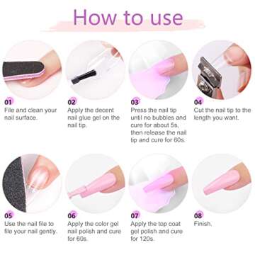 Saviland Mini Nail Lamp - 18W Portable U V LED Lamp for Gel Nails, Mini Gel Nail Lamp U V Light for Nails, Professional Quick-Dry USB Nail Dryer Manicure Curing Lamp for Gel Nail Art Home DIY