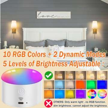 Battery Operated Wall Sconce Light Set Of Two, Battery Operated Sconces Wall Lighting Indoor Wireless Wall Sconce With Remote Control, Dimmable Battery Wall Lamp With 3CCT Bulb For Bedroom Living Room