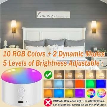 Battery Operated Wall Sconce Light Set Of Two, Battery Operated Sconces Wall Lighting Indoor Wireless Wall Sconce With Remote Control, Dimmable Battery Wall Lamp With 3CCT Bulb For Bedroom Living Room