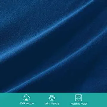 Bassinet Sheets Fit for Pamo Babe Baby Bassinet Bedside Sleeper, AMKE Baby Bassinet and Maydolly Baby Bedside,100% Cotton, 2 Pack, Ultra Soft Bassinet Sheet, Gray and Navy Blue