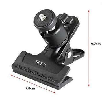 SLFC® Tripod Camera Clip Clamp - Versatile Mount for Studio Use
