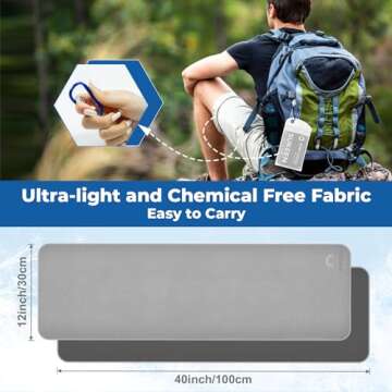 Sukeen Cooling Towel 4 Pack for Yoga & Gym Use