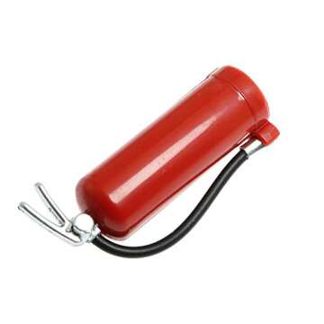Maxmoral 1-Pack Decoration Fire Extinguisher with Sticker for 1/10 Scale RC Rock Crawler Axial SCX10...