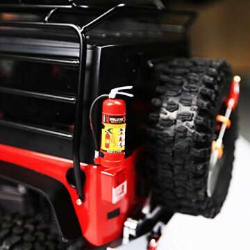 Maxmoral Fire Extinguisher Decoration for 1/10 Scale RC Cars