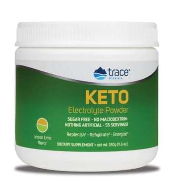 Trace Minerals Keto Electrolyte Powder for Hydration Support