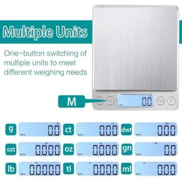Digital Kitchen Scale for Cooking, Baking and Meal Prep