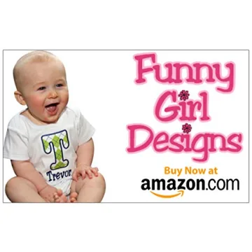 Funny Girl Designs Personalized BIB for Baby Boys Embroidered with Your Custom Name with Fabric Tie (Blue Polka Dot)