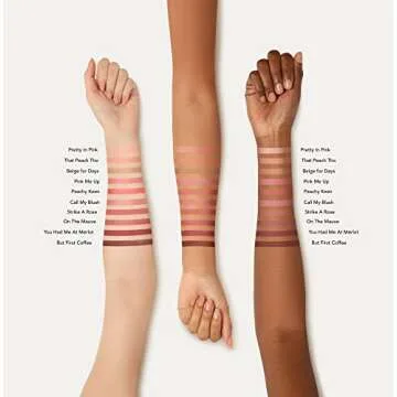 bareMinerals Gen Nude Powder Blush, Mineral-Based Pressed Powder Blush, All Day Wear, Buildable Coverage, Matte Soft Focus Finish, Talc-Free, Vegan