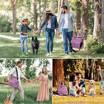 Modoker Dog Food Tote Bag - Travel Set for Pets