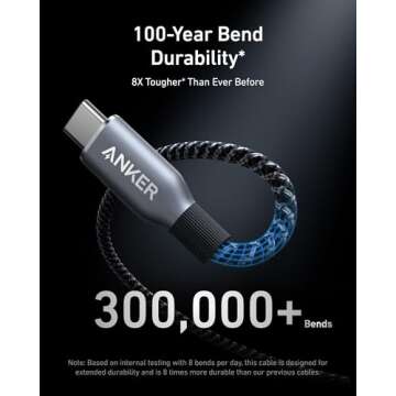 Anker Prime USB-C Cable 240W Fast Charging 6ft