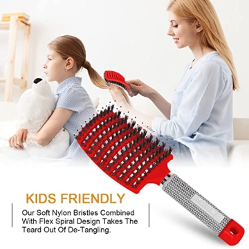 Hairstreaq Detangling Brush for Easy Hair Management