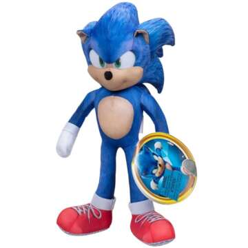 Sonic the Hedgehog Plush 13" Talking Plush - Sonic 2 Movie