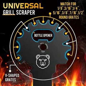 Ultimate BBQ Grill Scraper Gifts for Men & Women