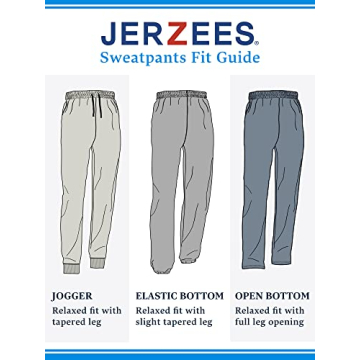 Jerzees Men's Fleece Sweatpants for Ultimate Comfort