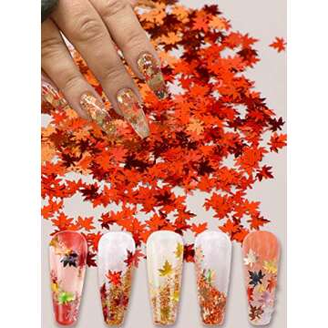 Warmfits Maple Glitter Set for Dazzling Autumn Nail Art