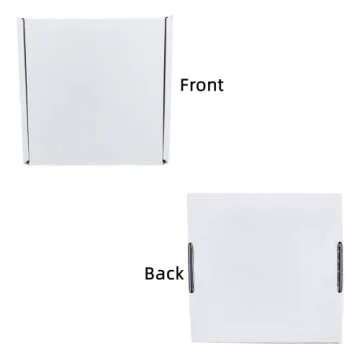 Small White Box 6 x 6 x 2 Inch 50 Pack Recyclable Corrugated Gift Mailers Storage Business Packaging Shipping Boxes