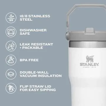 Stanley IceFlow Flip Straw Tumbler – 30 oz Insulated Cup