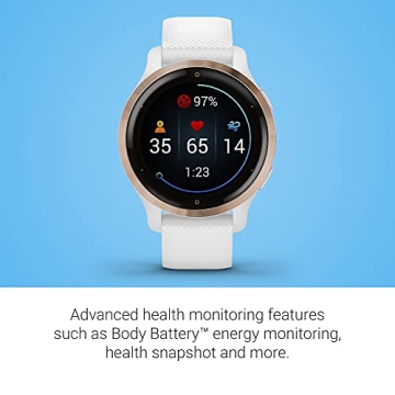 Garmin Venu 2S Smartwatch with Health Monitoring and GPS