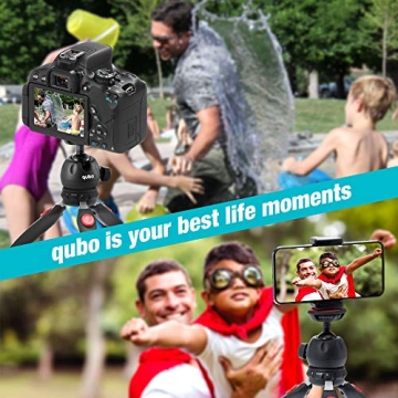 Qubo Mini Tripod for Cameras and Phones - Compact Stand
