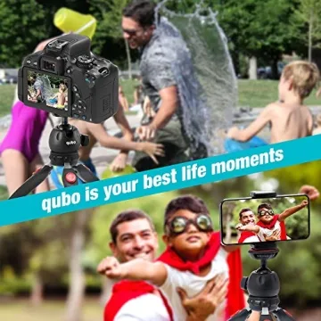 Qubo Mini Tripod for Cameras and Phones - Compact Stand