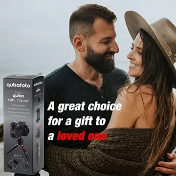 Qubo Mini Tripod for Cameras and Phones - Compact Stand