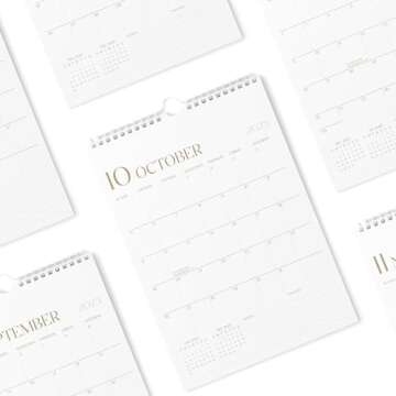 Karto Wall Calendar 2025 - Vertical 11x17 inch Runs Until June 2026 - Boost Your Productivity and Easy Planning with the Aesthetic Monthly Calendar - Stylish