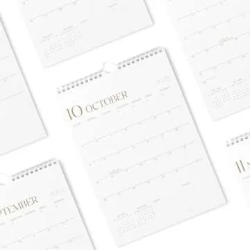 Karto Wall Calendar 2025 - Vertical 11x17 inch Runs Until June 2026 - Boost Your Productivity and Easy Planning with the Aesthetic Monthly Calendar - Stylish