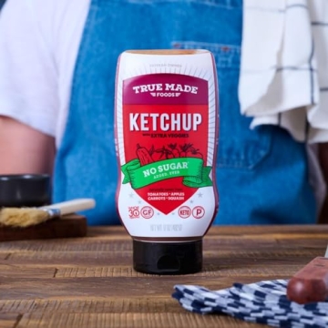 True Made Foods Healthy No Sugar Ketchup Squeeze Bottles