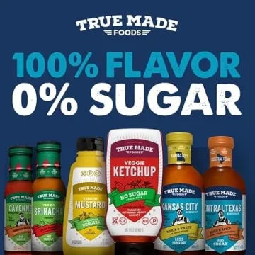 True Made Foods Healthy No Sugar Ketchup Squeeze Bottles