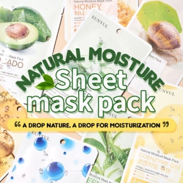 EUNYUL Natural Sheet Mask Pack 10 Types Korean Skincare