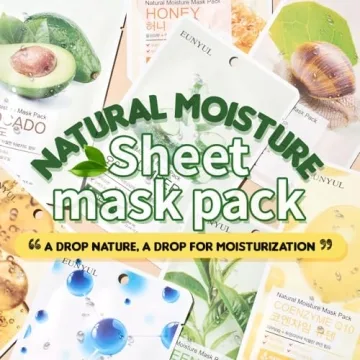EUNYUL Natural Sheet Mask Pack 10 Types Korean Skincare
