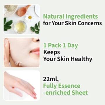 EUNYUL Natural Sheet Mask Pack 10 Types Korean Skincare