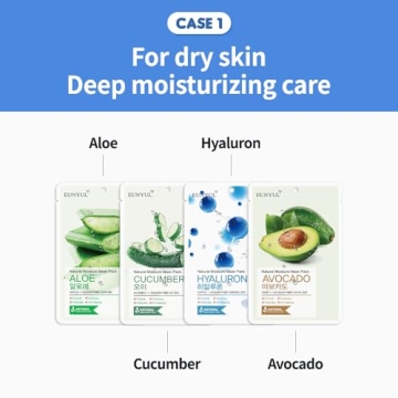 EUNYUL Natural Sheet Mask Pack 10 Types Korean Skincare