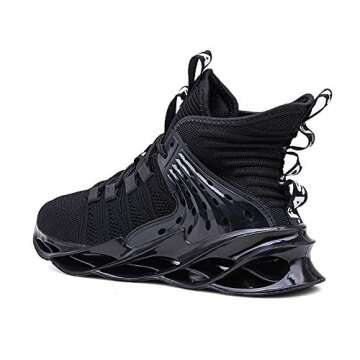 Hello MrLin Men's Running Shoes Non Slip Athletic Tennis Walking Blade Type Sneakers Hip Hop