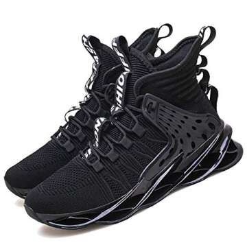 Hello MrLin Men's Running Shoes Non Slip Athletic Tennis Walking Blade Type Sneakers Hip Hop