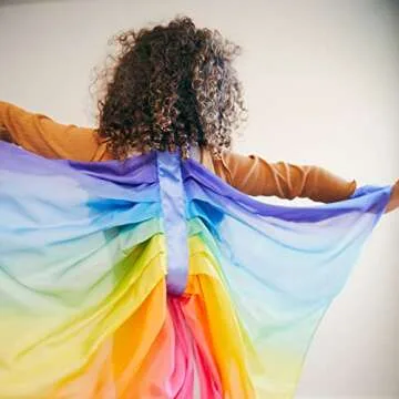 Enchanting Sarah's Silks Rainbow Fairy Wings for Kids